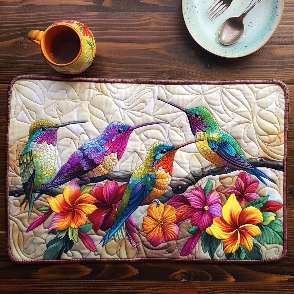 Quilted Placemats | Cheerful Pattern