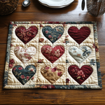 Quilted Placemats | Floral Glow I
