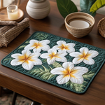 Quilted Placemats | Plumeria