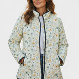 Quilted Jacket with Scatter Flowers – product image 1