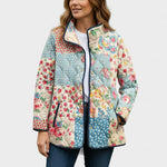Quilted Jacket in Floral Patchwork – product image 1
