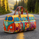 Quilted Travel Bag - Peace Van