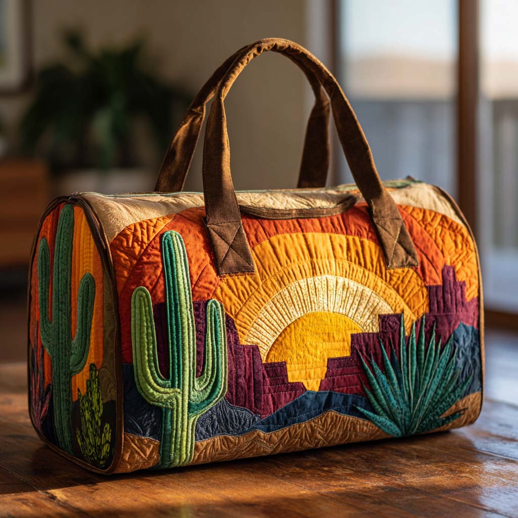 Quilted Travel Bag - Desert Dawn