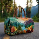 Quilted Travel Bag - Forest Glow