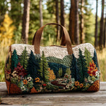 Quilted Travel Bag - Forest Guardian