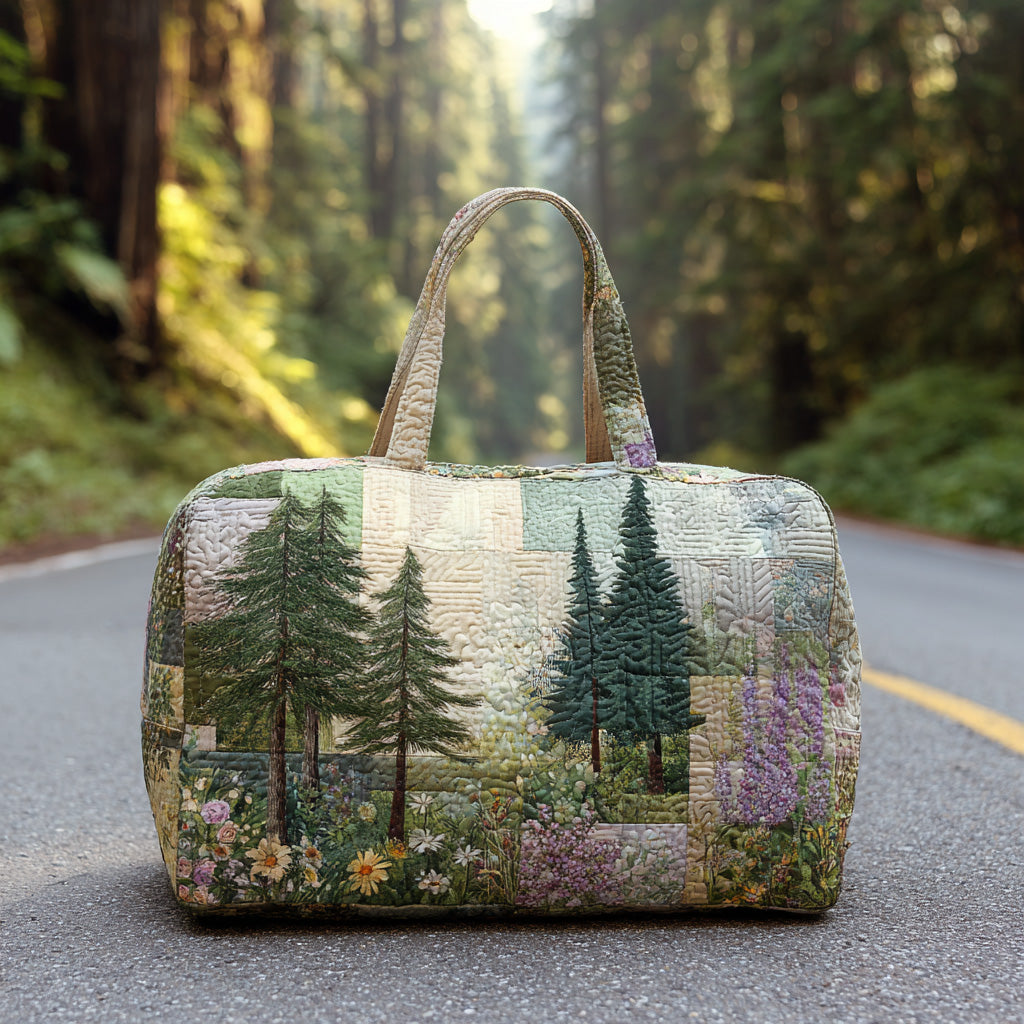 Quilted Travel Bag - Woodland Dream