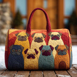 Quilted Travel Bag - Mighty Pug