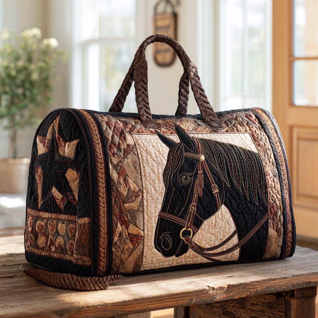 Quilted Travel Bag - Western Star Horse