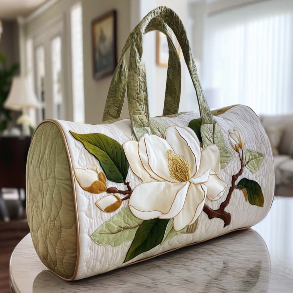 Quilted Travel Bag - Floral Grace