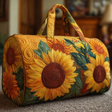 Quilted Travel Bag - Happy Flower