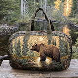Quilted Travel Bag - Bear Crossing