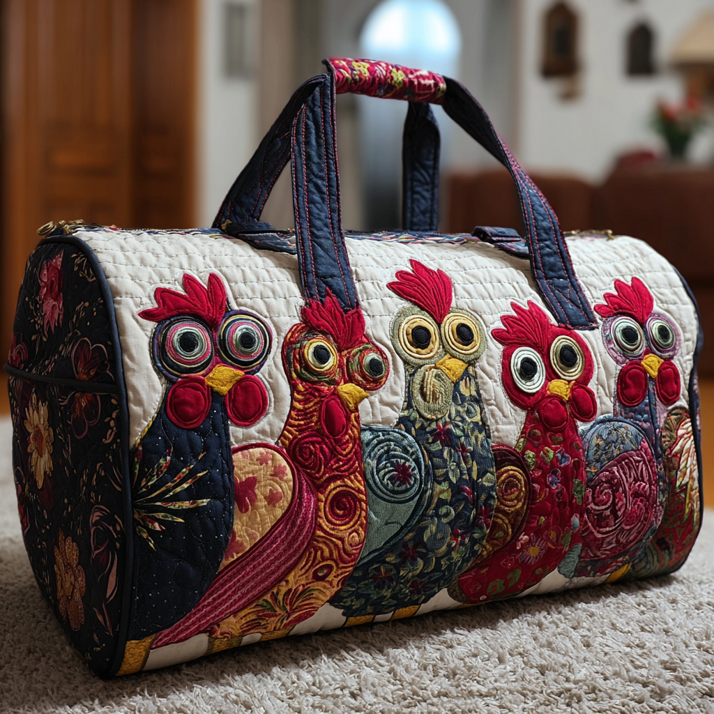 Quilted Travel Bag - Spirit of the Hen