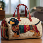Quilted Travel Bag - Spotted Puppy