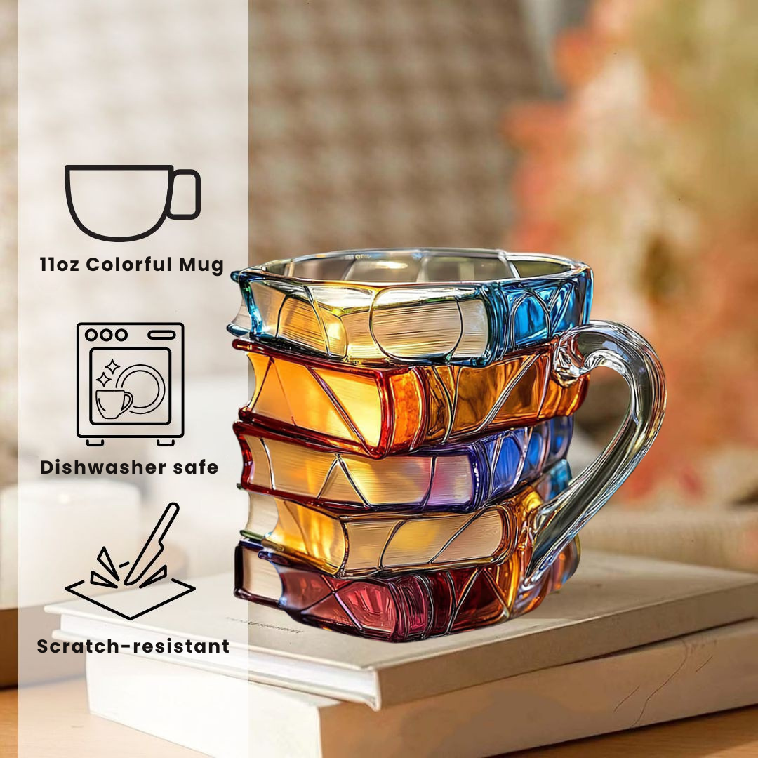 Original Handcrafted 3D Reading Mug, view 3