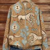 Cardigan with Horses & Cacti – product image 2
