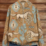 Zip Cardigan in Southwest Style – product image 2