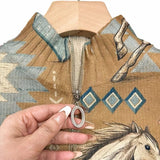 Cardigan with Horses & Cacti – product image 3