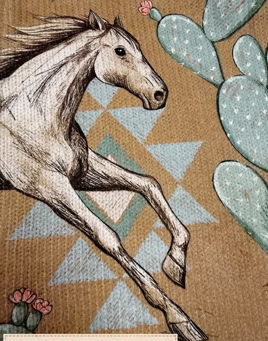 Cardigan with Horses & Cacti – product image 4