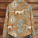 Zip Cardigan in Southwest Style – product image 5