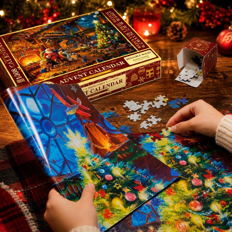 Christmas Jigsaw Advent Calendar – 1,008 Pieces – image 8