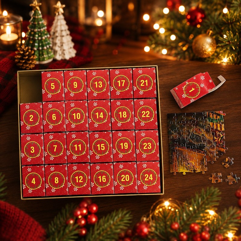 Christmas Jigsaw Advent Calendar – 1,008 Pieces – image 9
