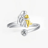 Dog Embrace Ring, view 2