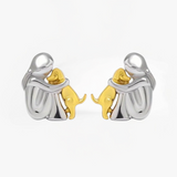 Dog Embrace Earrings, view 2