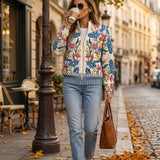 Cardigan with Folk Flowers – product image 2