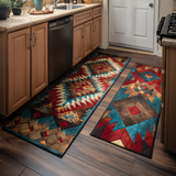 Golden Dust Trail Kitchen Rug Set
