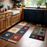 Tracks of Love Kitchen Rug Set