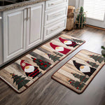 Shimmering Snow Kitchen Rug Set