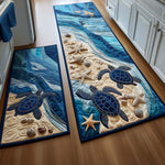 Beach Traveller Kitchen Rug Set