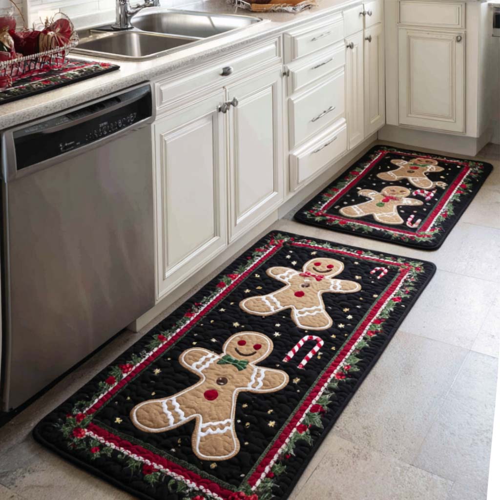 Our Winter Kitchen Rug Set