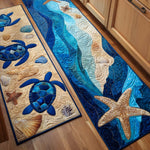 Serene Swimmer Kitchen Rug Set