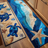 Serene Swimmer Kitchen Rug Set