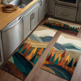 Forest Meadow Kitchen Rug Set