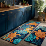Water World Kitchen Rug Set