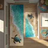 Journey with the Tides Kitchen Rug Set