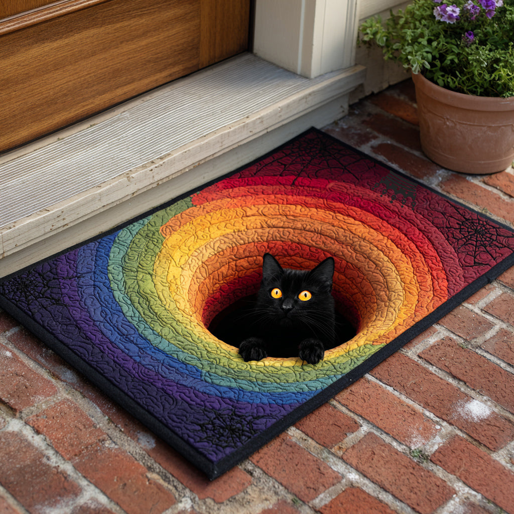 Black Shiver Doormat