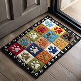 Animal Paw Prints Doormat