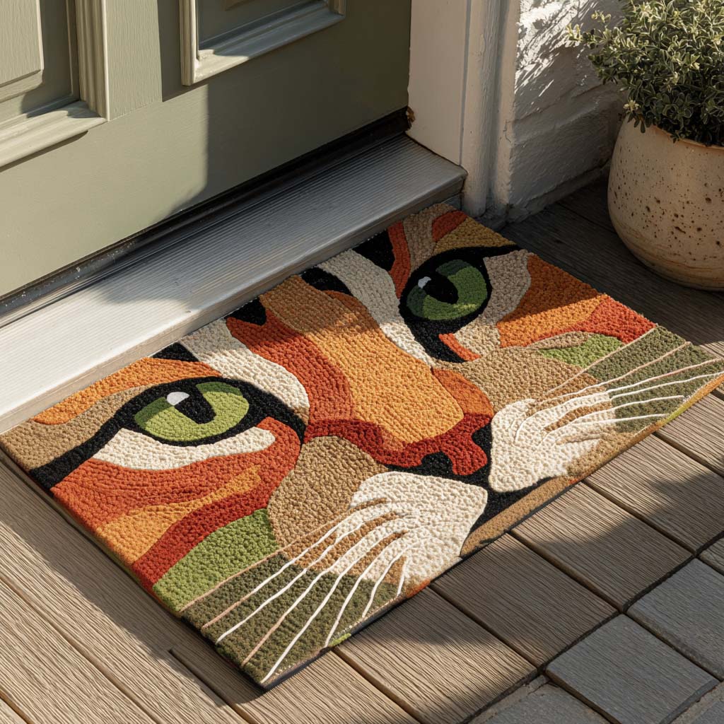 Cat Motif Doormat, view 3