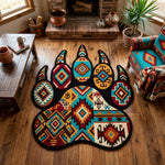 Tribal Paw Living Room Rug