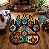 Tribal Paw Living Room Rug