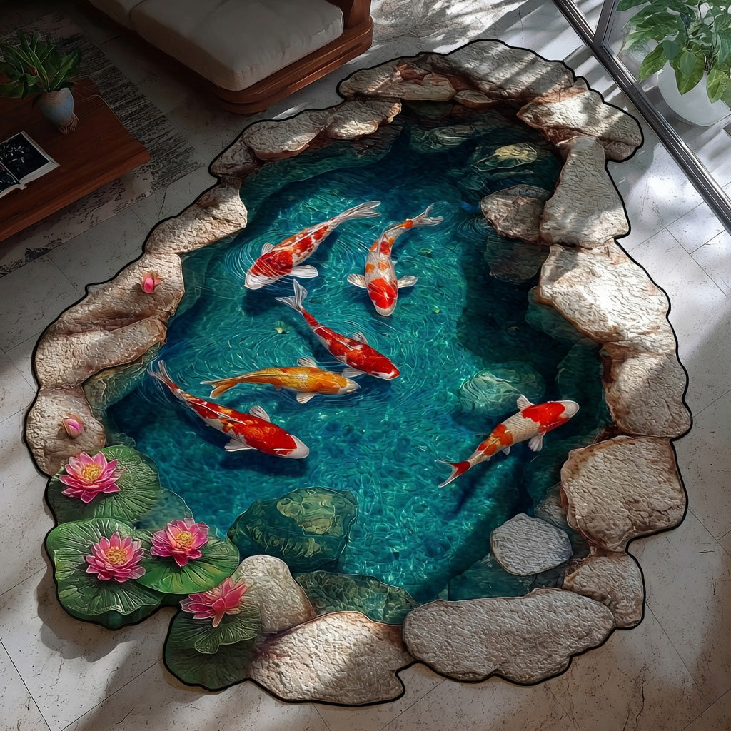 Tranquil Lagoon Living Room Rug