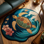 Sea Turtle Living Room Rug