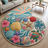 Retro Velvet Living Room Rug