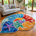 Petal Medallion Living Room Rug