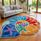Petal Medallion Living Room Rug
