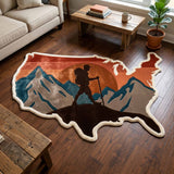 Trail to the Summit Living Room Rug