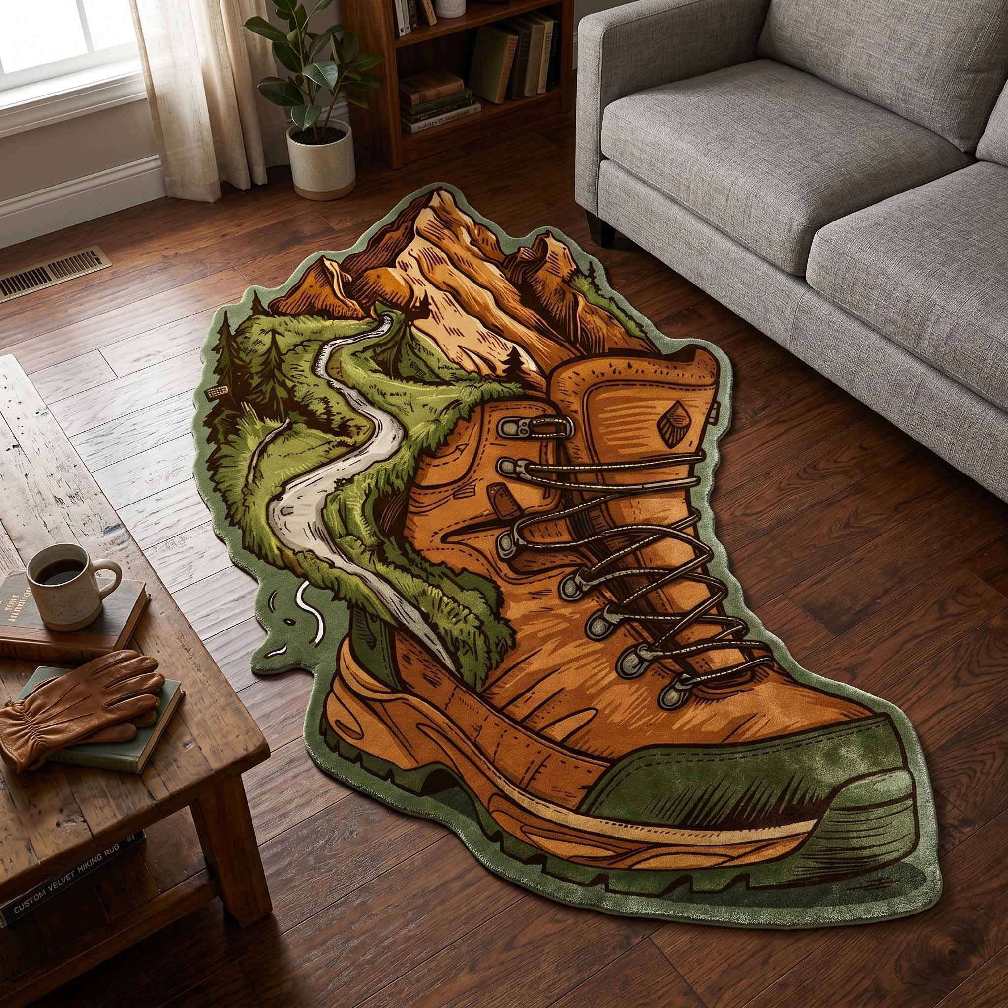 Ranger Boot Living Room Rug